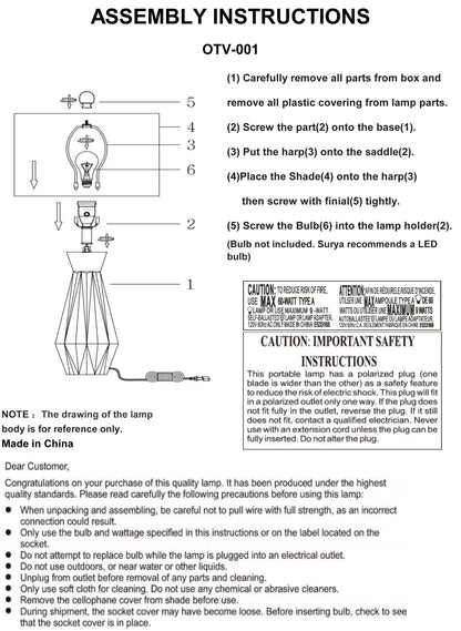 Octavio Table Lamp